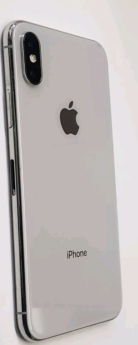 iPhone X Housing Back Replacement Silver Frame Original OEM