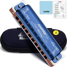 Diatonic Harmonica Key of A 10 Holes 20 Tones 008K Diatonic Blues Harp Mouth ...