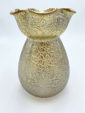 LOETZ AUSTRIA "CANDIA MIMOSA" ART NOUVEAU IRIDESCENT ART GLASS VASE