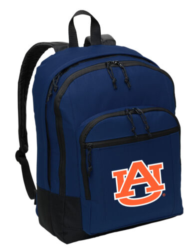 Auburn Backpack AUBURN TIGERS BACKPACKS Bags A WELL MADE CLASSIC STYLE BACKPACK! - Picture 1 of 3