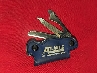 Mini Atlantic Air Multi Function Pocket Tool Keychain Screwdriver Plier Knife 2''