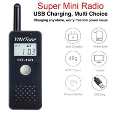 YiNiTone HT-108 Portable Mini Walkie Talkie Large Capacity Battery With charger