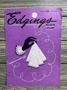 Vintage Magazine Clarks JP Coats Edgings 1947 Book No 236