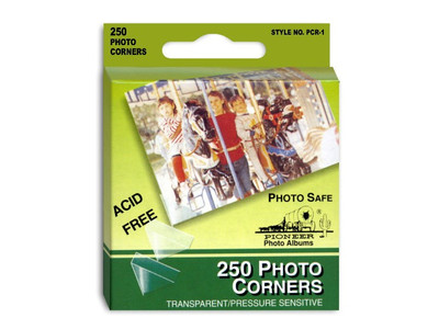 Pioneer Clear Photo Corners (Same Shipping Any Qty)