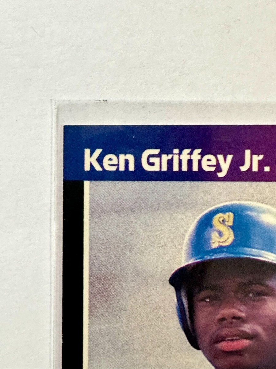 Original 1989 Donruss Ken Griffey jr. Error Card # 33 Wrong