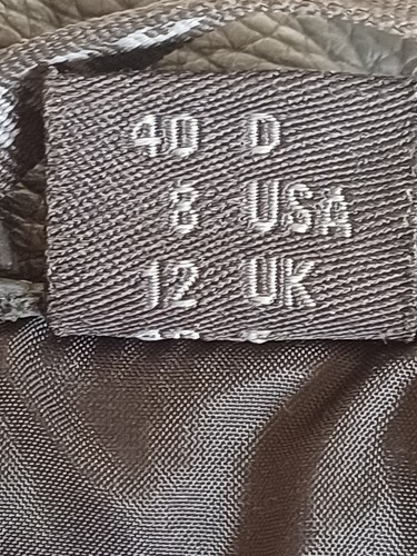 Hein Gericke Biker Leather Jacket Women UK 12 Black Silver Armour Pro Sports - Picture 3 of 18