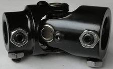 New 1" DD X 3/4" DD Single Steering U Joint Coupler Black Steel Universal Shaft