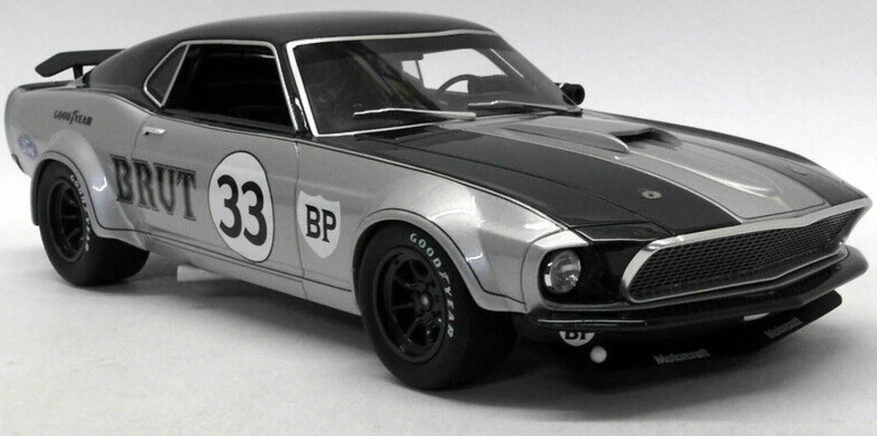 Mustang Ford 1 18 GT 12 Race Car Classic Custom Built Model 24 1967 1969 1970 40 - Image 4 of 4