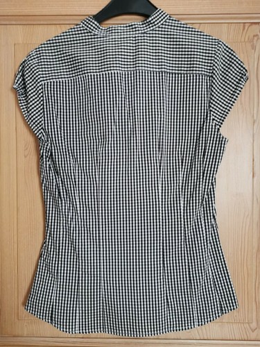 Bluse I H&M I schwarz kariert I Größe 38 - Bild 2 von 3
