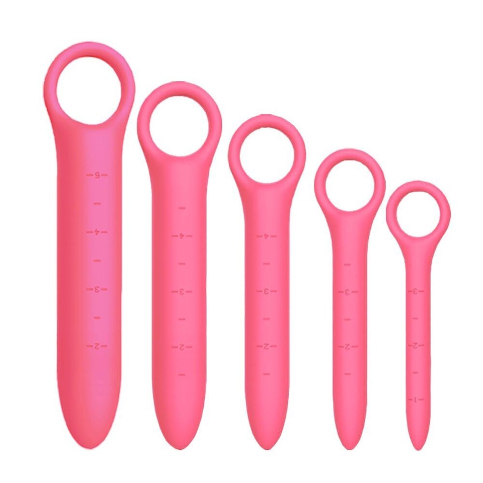 5Pack Silicone Dilators for Pelvic Floor for Women with Fine Scales