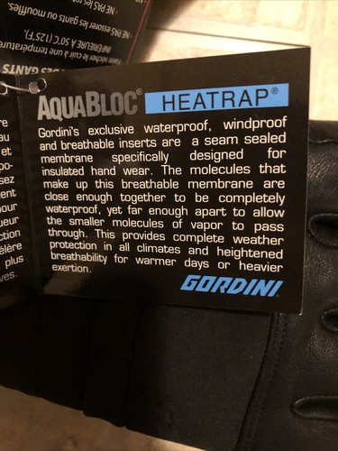 Gordini The Polar II Glove Men's - Black - Small New With Tags $100 - Picture 2 of 10