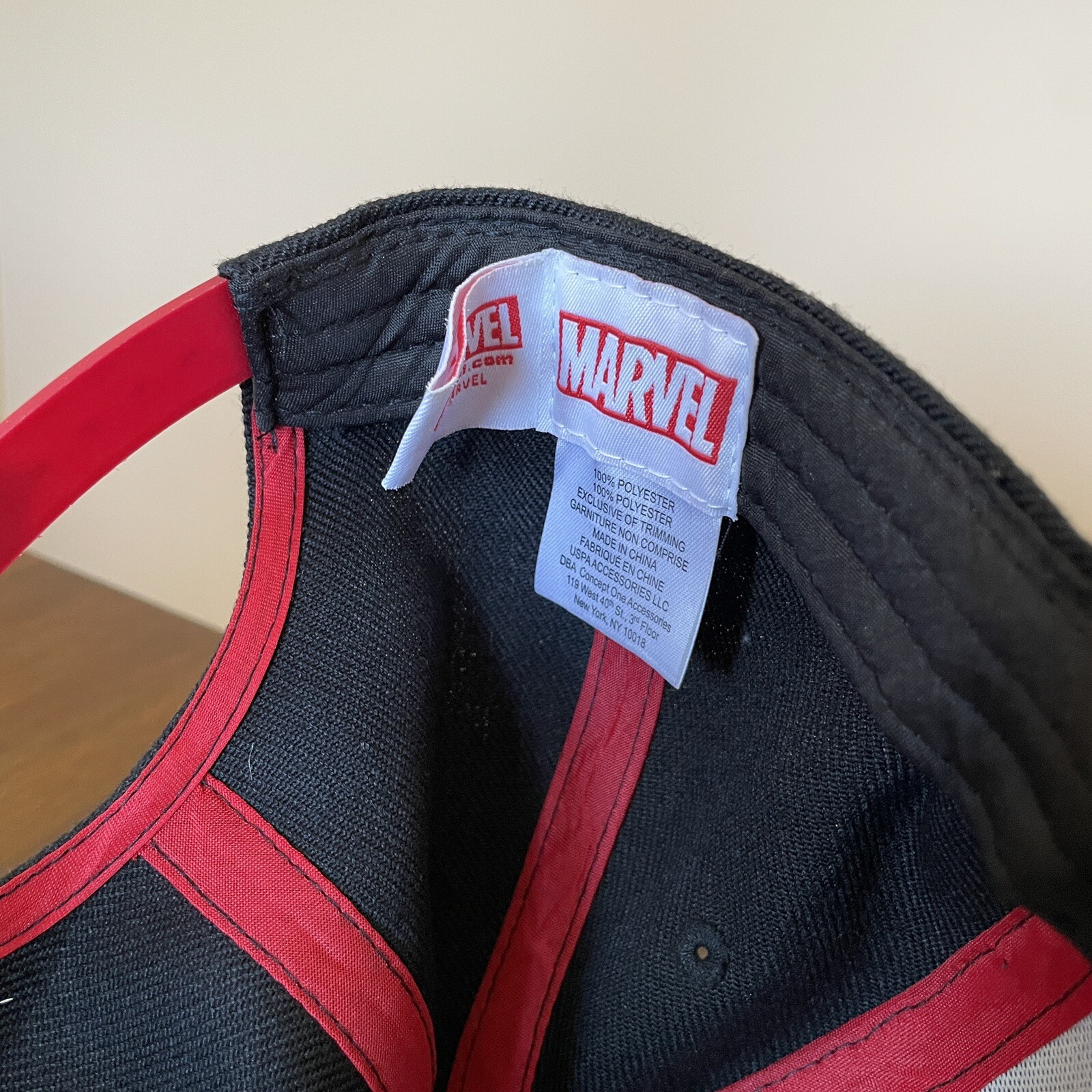 Marvel Deadpool Adjustable Snapback Hat - image 5