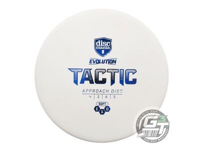 USED DiscMania Evolution EXO Soft Tactic 174g White Blue Foil Putter Golf Disc