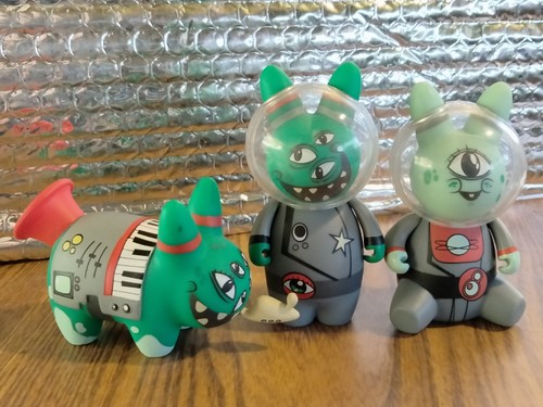 Shnorp And The Flogillates (SET OF 3) Band Camp 3000 Labbits Kozik Kidrobot NIB - Picture 9 of 10