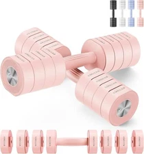 MERACH 4 in 1 Hand Weights Adjustable Dumbbell for Women at Home Exercise 8.8lb