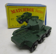 AW701 MATCHBOX SERIE LESNEY 1/86 SALADIN ARMOURED CAR 6X6 TANK MILITAIRE Ref 67