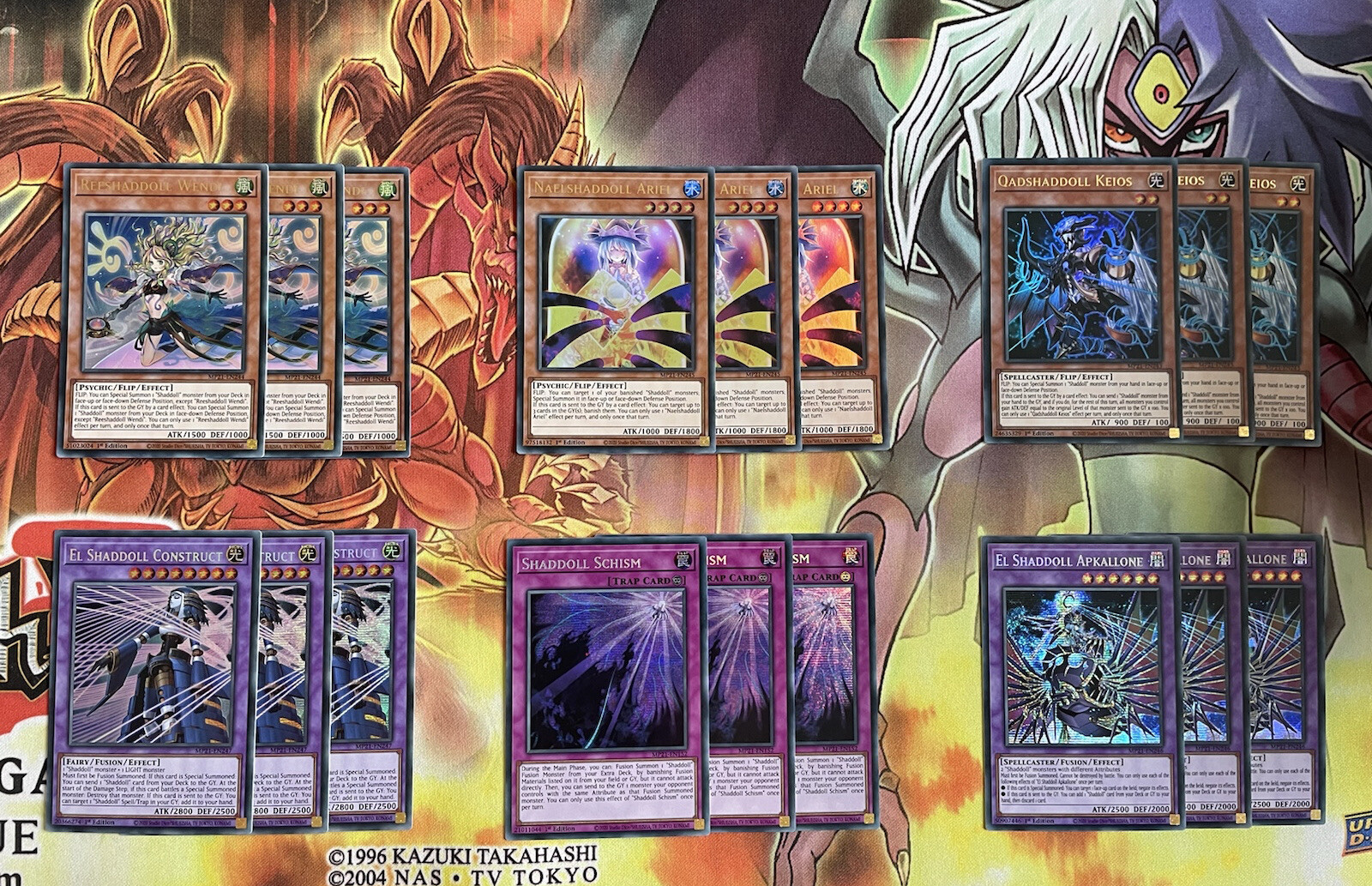 Shaddoll Core Shaddoll Deck Core Bundle - 18 Cards - MP21 - 1st Edition - YuGiOh | eBay
