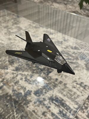Fun Stuff Toys F-117 Nighthawk Stealth Fighter Pull Back Aircraft Plane Black