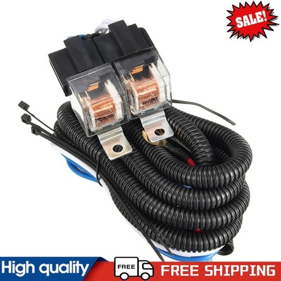 Scheinwerfer Relais Kabelbaum Glühbirnenfassung Stecker Kit für 12V H4 Birne Modelle