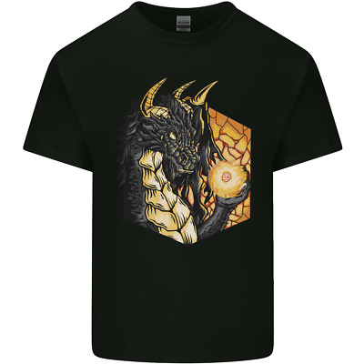 Drachen Würfel RPG Rollenspiele Fantasy Kinder T-Shirt Kinder