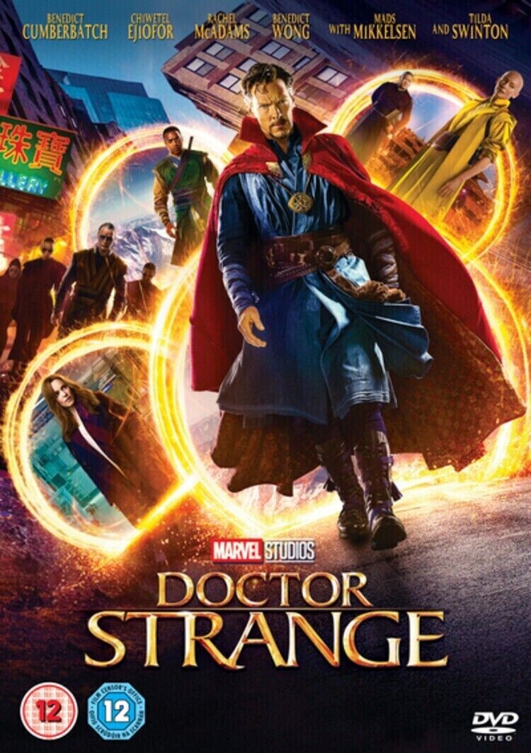 DOCTOR STRANGE BENEDICT CUMBERBATCH MARVEL UK DVD NEW AND SEALED