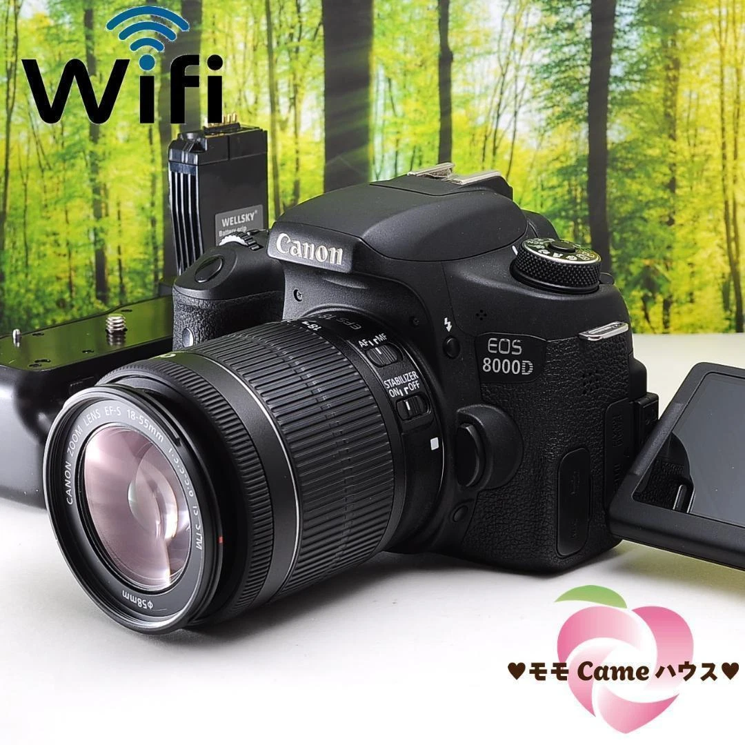 Canon EOS 8000D Equipped with WiFi & high functionality for video shooting
