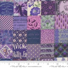 Moda Curated in Color by Cathe Holden 7461 17 Purple Patchwork Cotton