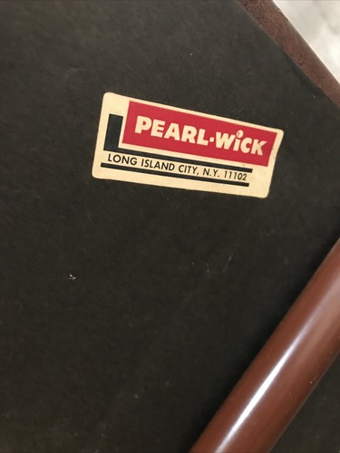 Vintage Pearl Wick Valet Dressing Chair Mens Butler Mid Century Modern Accessor - Picture 5 of 8