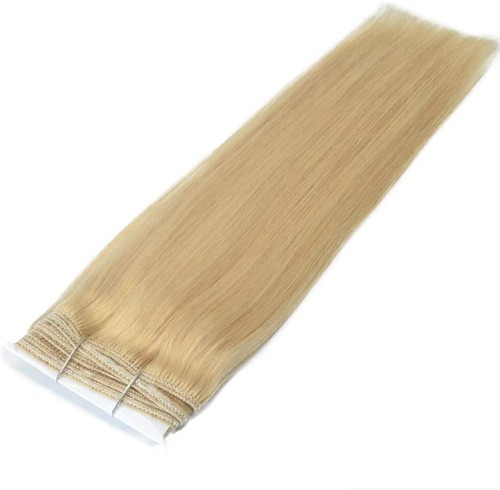 Double Weave Sew in Hair Extensions Weft Brazilian Remy Human Hair Full Head100g - Picture 58 of 108