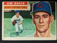1956 Topps #102 Jim Davis Chicago Cubs VG