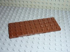 Plaque plate OldBrown 4x10 LEGO STAR WARS ref 3030 / 7184 Trade Federation MTT