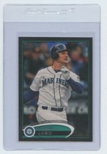 2012 Topps Update Series Black Border Parallel John Jaso 24/61 #US187