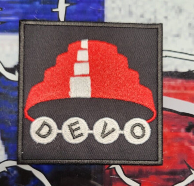 EMBROIDERED DEVO NEW WAVE BAND PATCH (Please Read Ad)