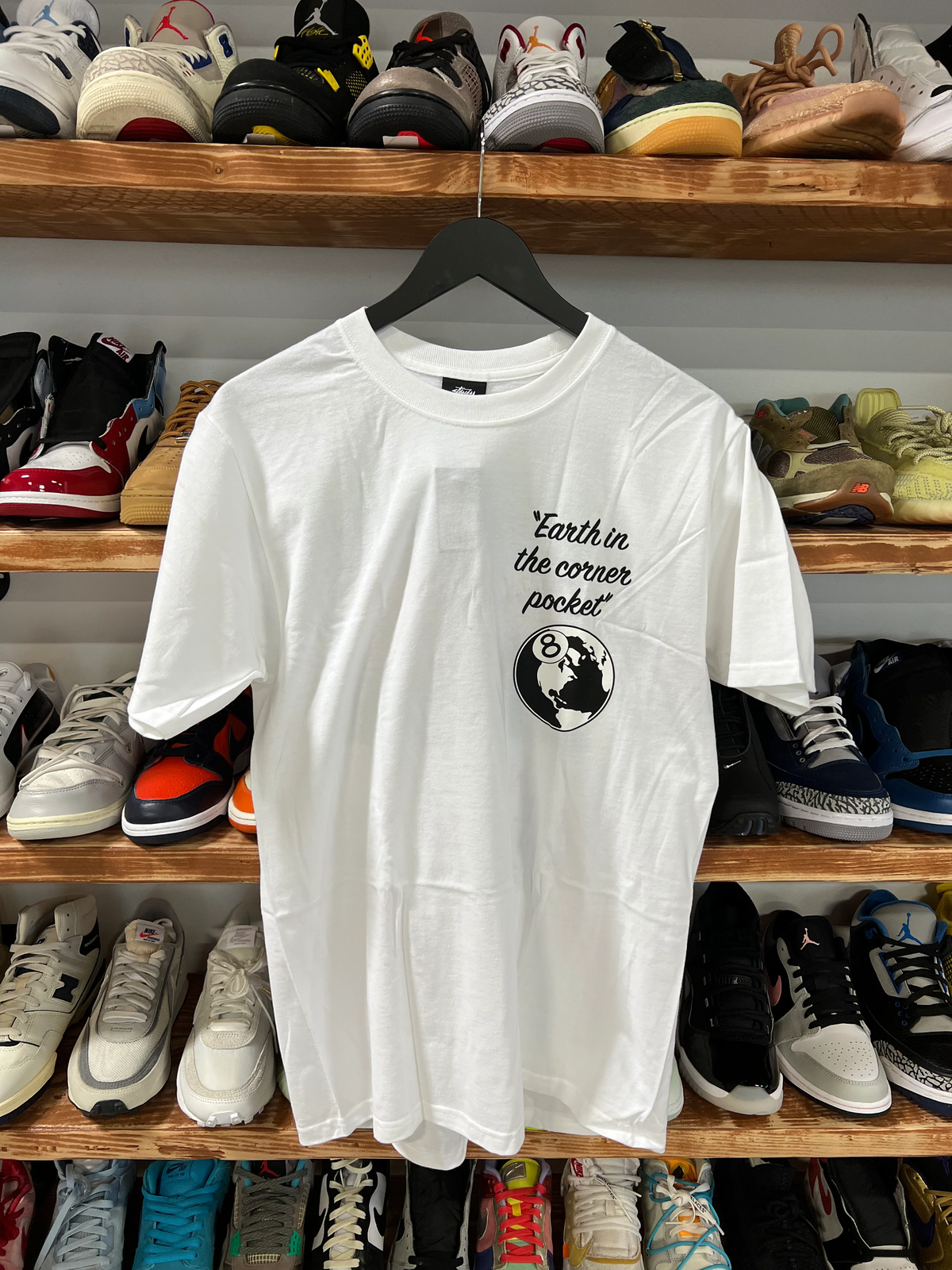 stussy earth in the corner pocket