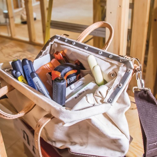 Klein Tools 5102-18SP Deluxe Tool Bag, Canvas, 13 Pockets, 18-Inch - Picture 9 of 9