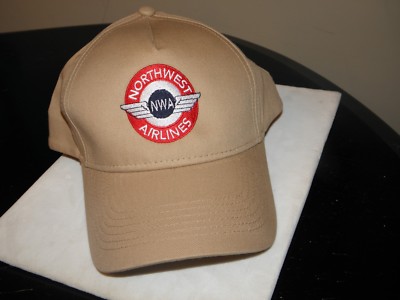 NORTHWEST AIRLINES BASEBALL CAP CHRISTMAS GIFT NWA 1946 AIRPLANE PILOT DELTA 