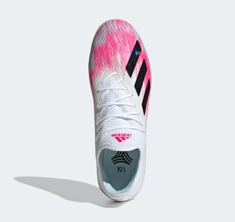 Adidas X 19.1 TF Turf Soccer Cleats Shoes White Pink EG7135 Adidas X 19.1 TF Turf Soccer Cleats Shoes White Pink EG7135