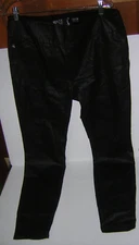 Rock & Republic Fever denim Rx pull on slimming denim faux leather 16 L