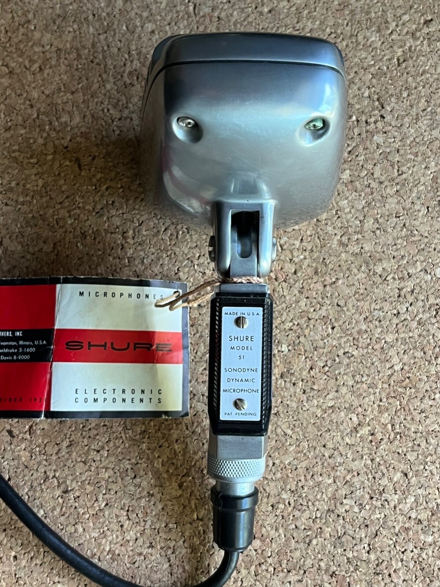 Vintage Shure Model 51 Microphone with Tags | eBay Vintage Shure Model 51 Microphone with Tags | eBay