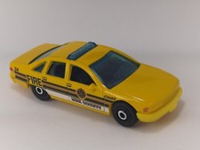 1991-1992 Chevy Caprice Fire Cheif Collectible 1/64 Scale Diecast Diorama Model
