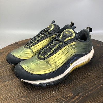 Nike Air Max 97 LX Shoes Mens Size 10.5 Green Yellow Running Sneakers AV1165-002