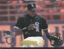 1995 Fleer Frank Thomas and Gregg Jeffries Baseball Card #2 of 25