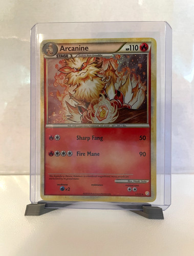 POKEMON TCG - Arcanine 1/123 Heartgold & Soulsilver Holo (LP)