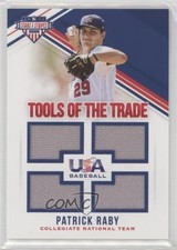 2018 USA Baseball Stars & Stripes Tools of the Trade /299 Patrick Raby #17 a2v