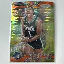 2024 Panini Prizm WNBA #2 Diamond Miller Fractal Orange Pulsar /75