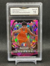 Killian Hayes - 2020-21 Panini Prizm DP Crusade #92 RC GMA 10 Gem Mint Pink Ice