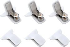 6pcs Duvet Clips for Comforter Inside, Quickly Install Padded Clips Comforter