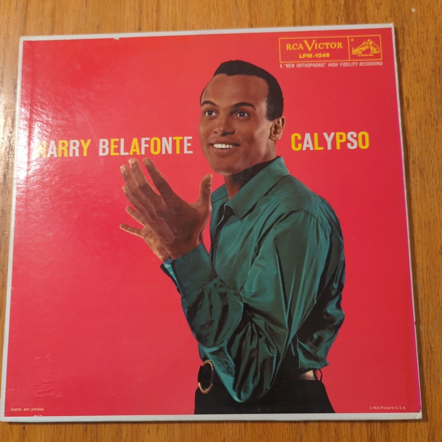 Harry Belafonte Calypso Vinyl Album RCA Victor 1956 LPM-1248