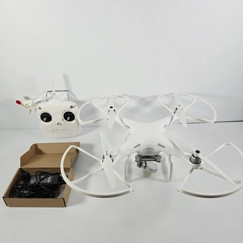 DJI Phantom 3 Standard Quadcopter Camera Drone White W321 Tested - No Battery