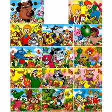 7 Cartoon Characters Easter Egg Decorating Wraps Heat Shrink Sleeves